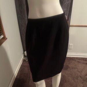 Isaac Hazan Vintage Deadstock Black Pencil skirt, size 16